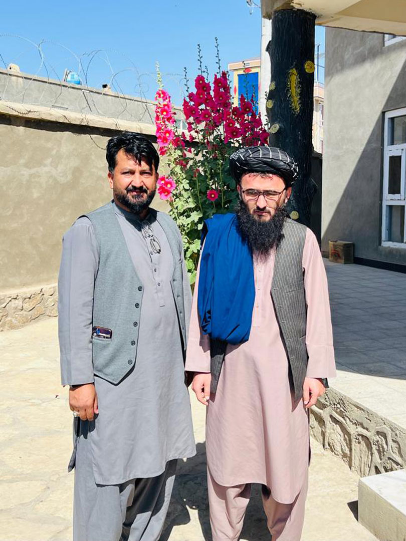 Ahmad Naeim Akhtar at a high level meeting with Mawlawi Anas, Deputy Governor of Bamyan Province | June 15, 2026